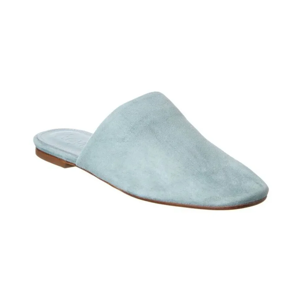Aeyde Rega Suede Mule, Blue